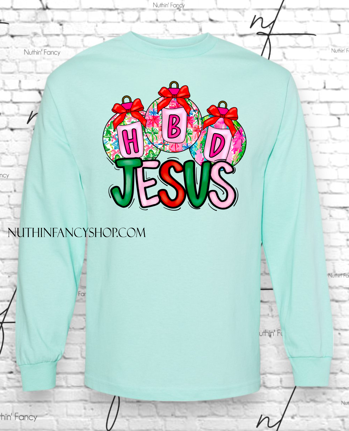 HBD Jesus Ornaments