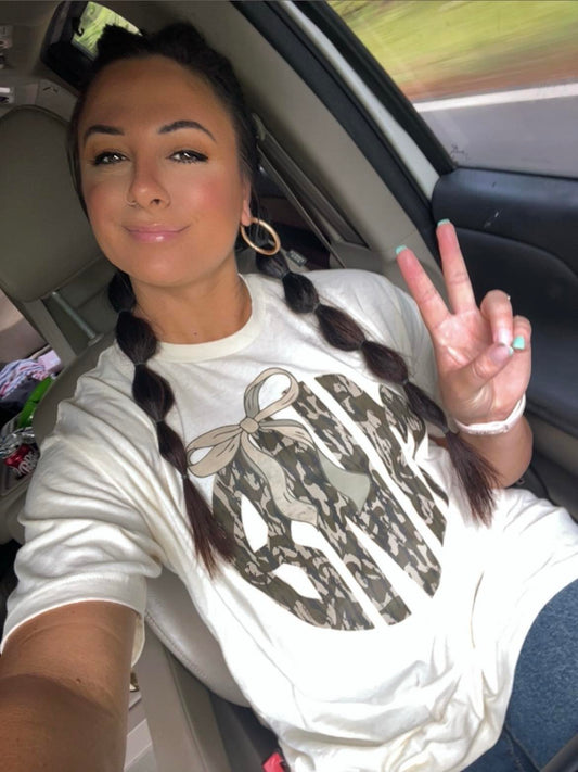 Bottomland Bow Monogram on Ivory