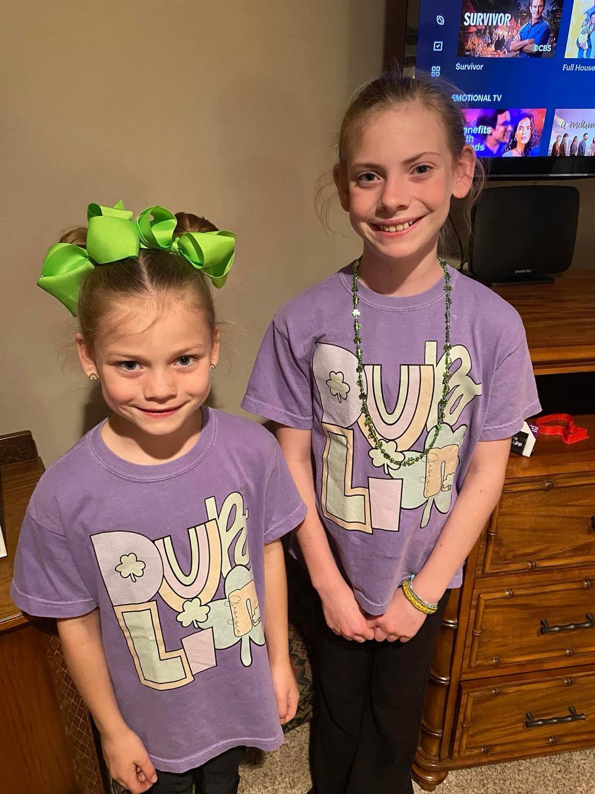 Dublin Retro Pastel on Violet