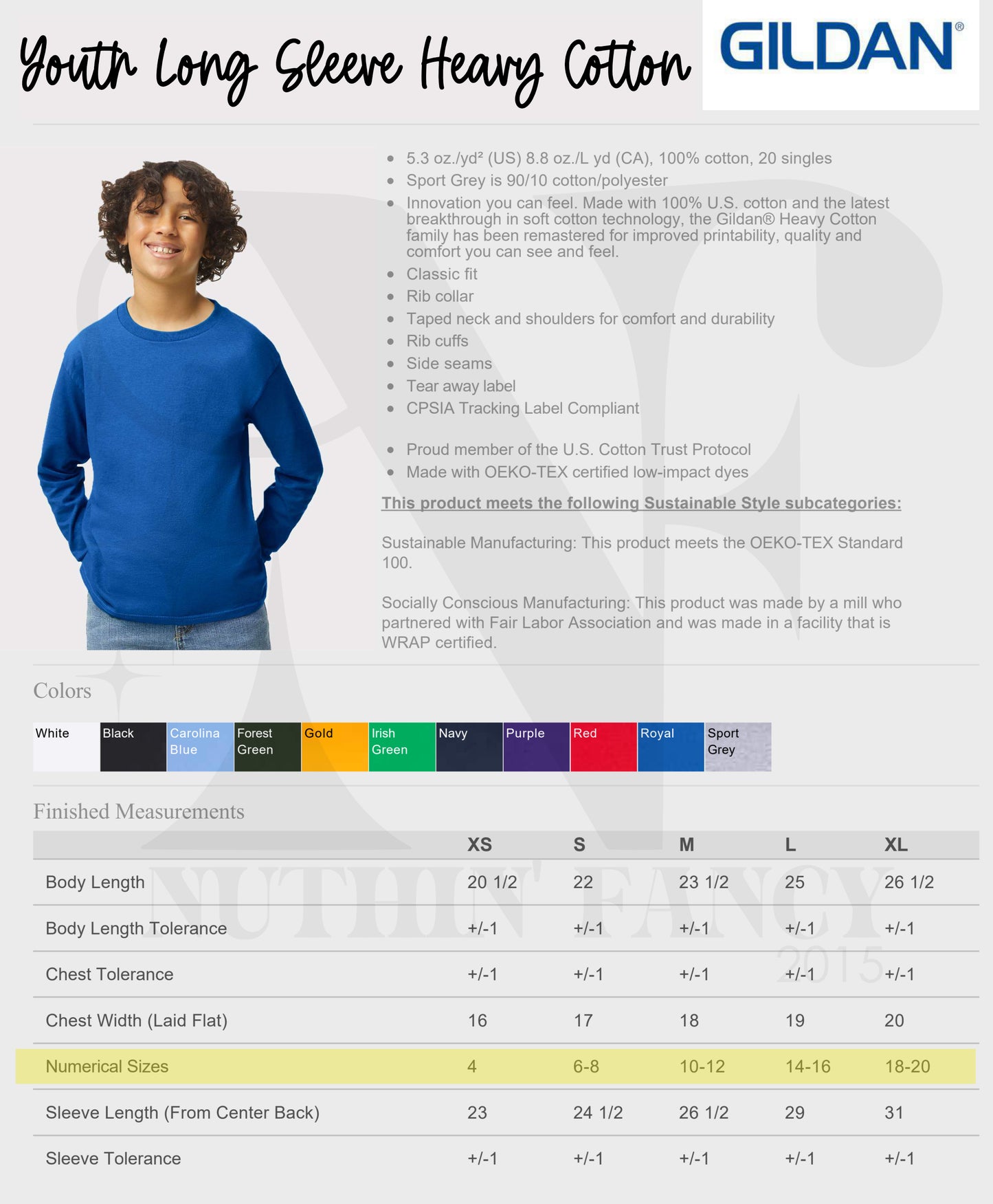 Royal Long Sleeve Tee