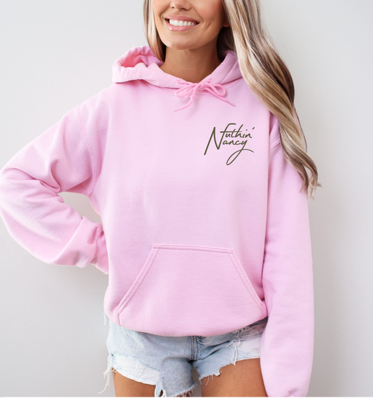 Upper Grades Camo Patch Pink Hoodie