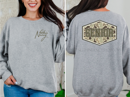 Upper Grades Camo Patch Sweatshirt