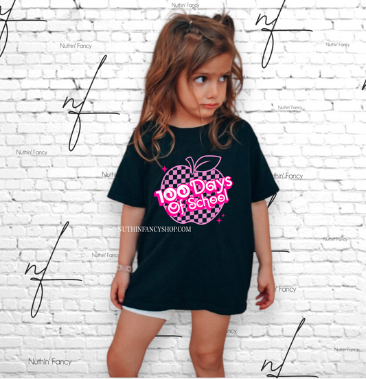 100 Days of School Pink Girl