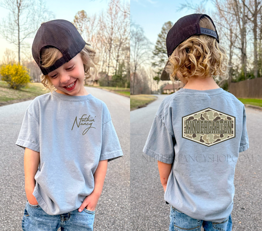 Kindergarten Camo Patch Grade Set