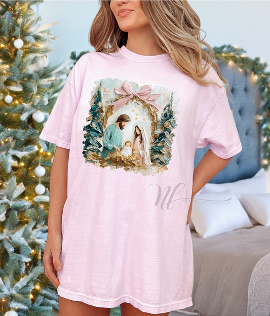 Brush Stroke Nativity