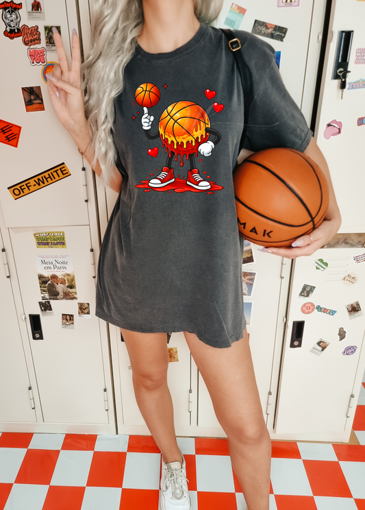 Basketball Valentines Day Drip