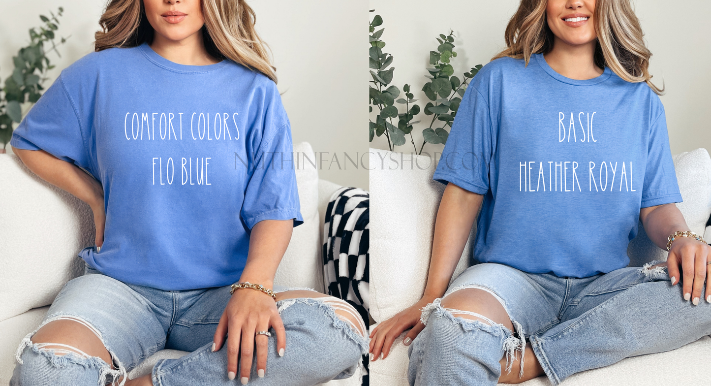 Moms Against White Baseball Pants, Blue