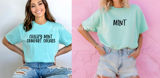 Neon Spooky Collage on Mint