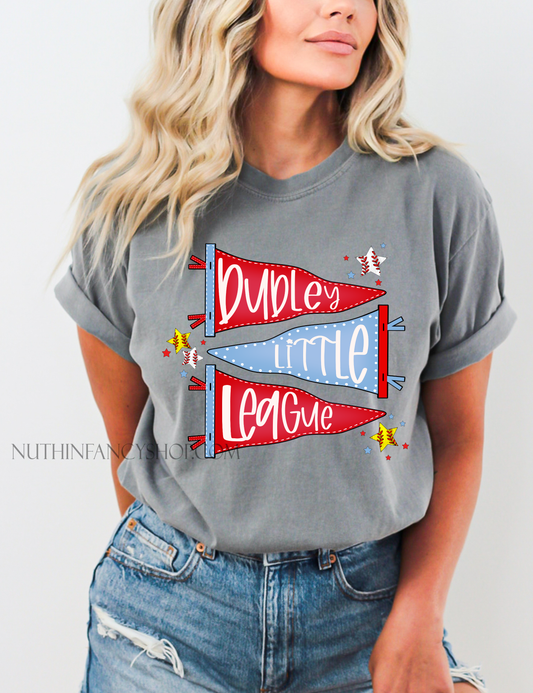 Baseball and Softball Dudley Little League Mascot Pennants