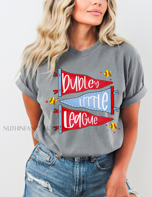 Softball Dudley Little League Mascot Pennants