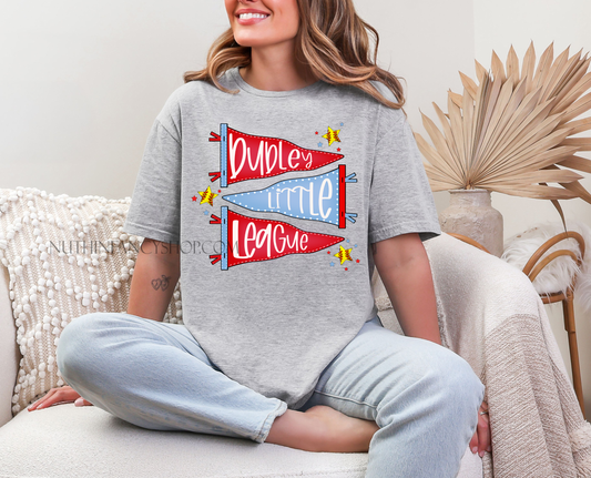 Softball Dudley Little League Mascot Pennants