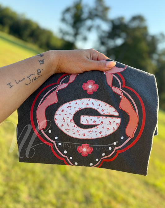 Grandmillennial Georgia on Grey