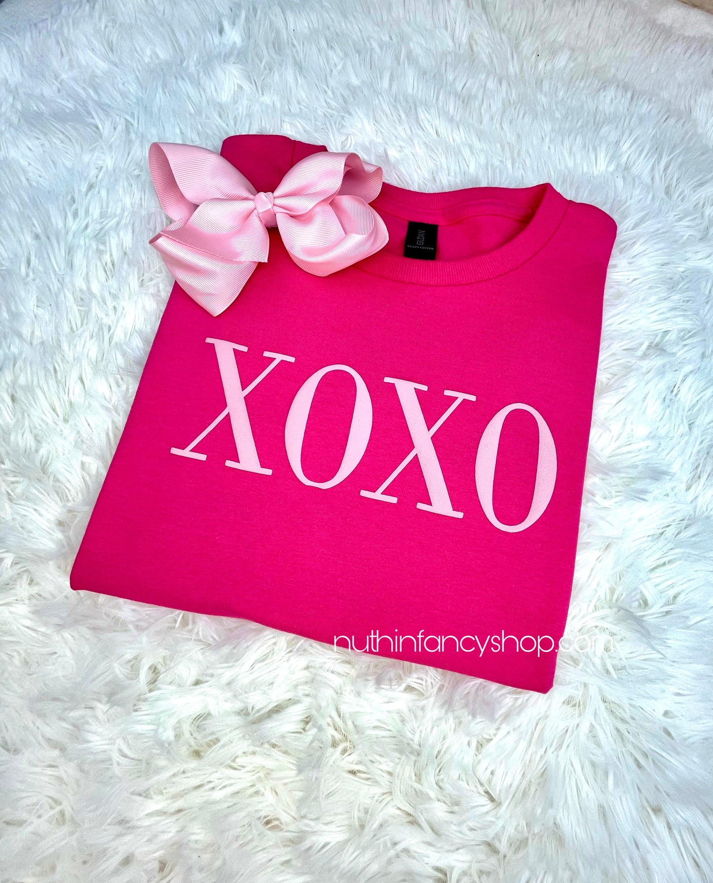 XOXO Puff, Hot Pink