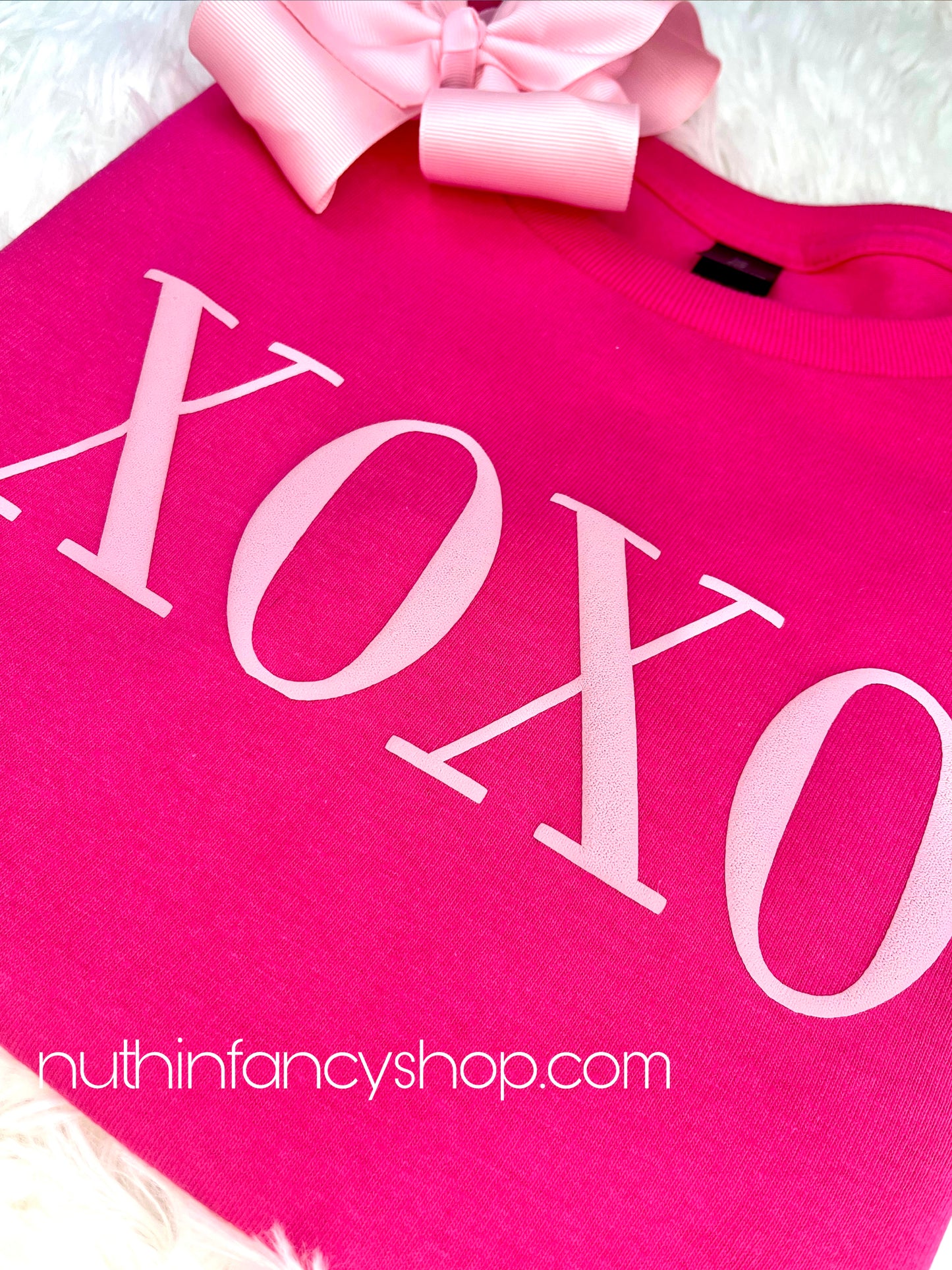 XOXO Puff, Hot Pink