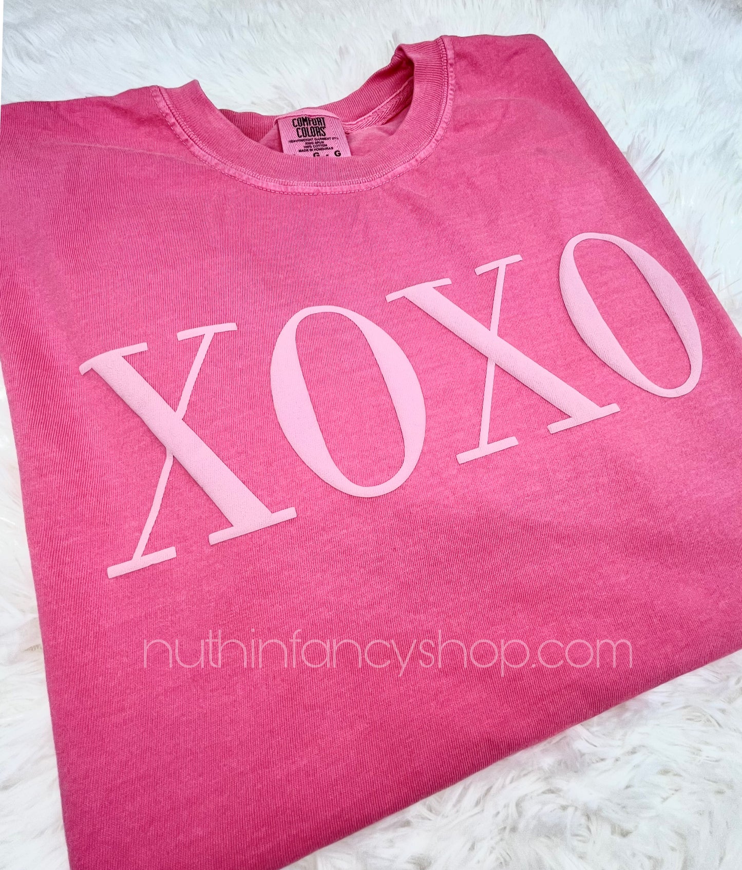 XOXO Puff, Hot Pink