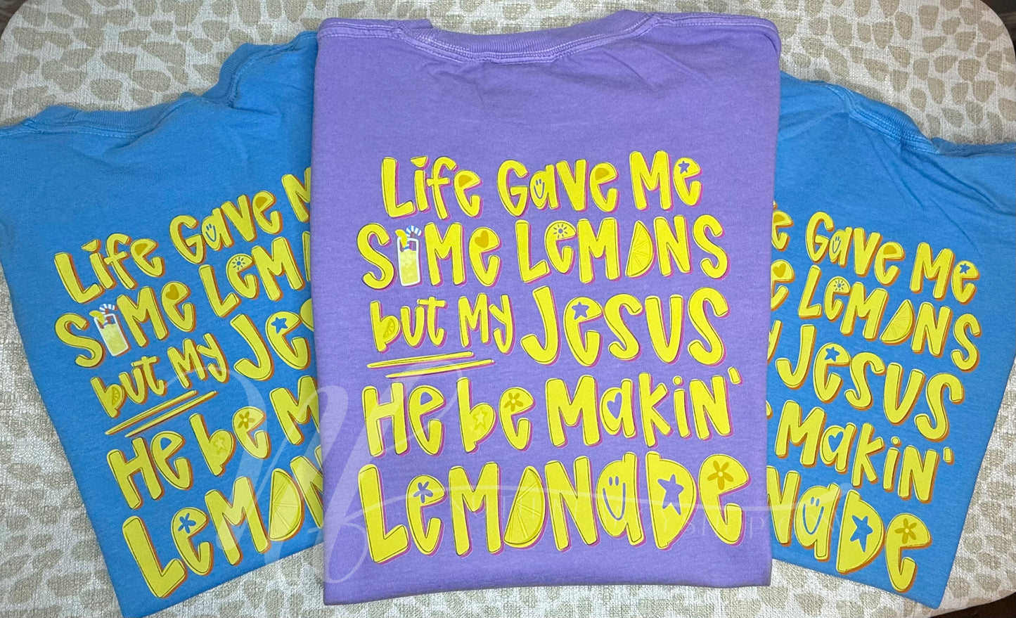 He Be Makin' Lemonade on Blue