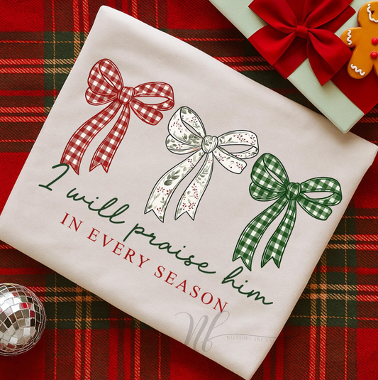 In Every Season Patterned Bow Trio