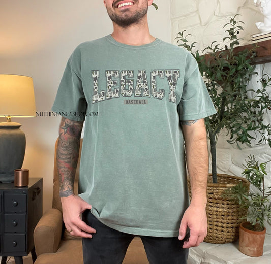 Varsity Style Legacy in Green Camo on Green