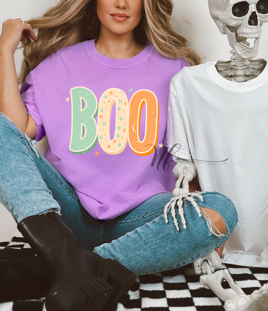 Boo Minty Grunge on Neon Violet