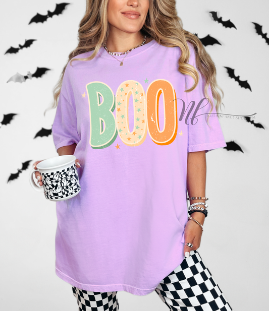 Boo Minty Grunge on Neon Violet