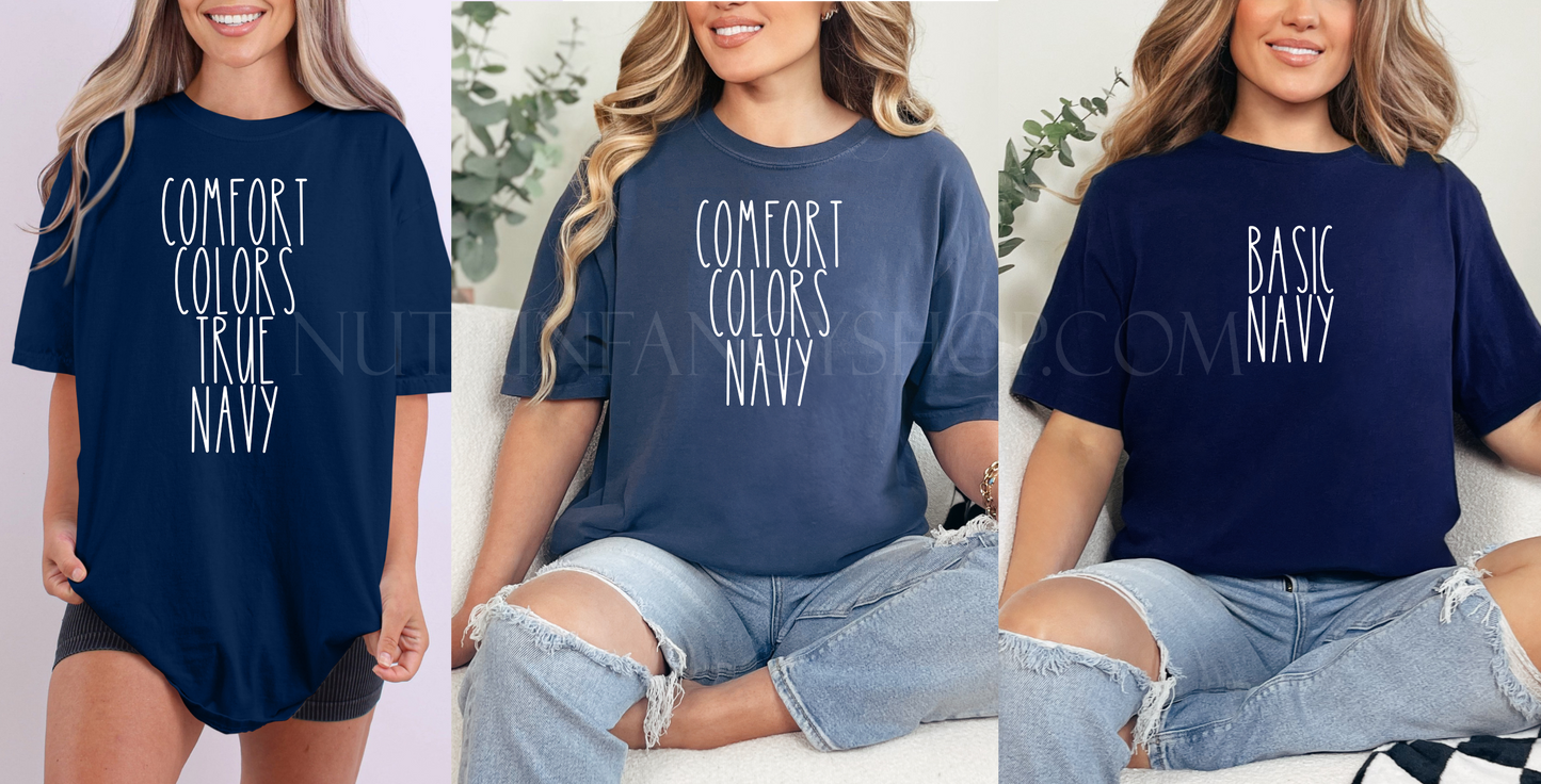 Grandmillennial Pumpkin Stack on Navy