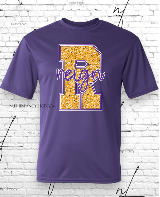 Reign Faux Glitter Solid Purple (includes Dri fit and Hoodies)