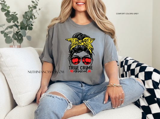 True Crime Obsessed Bun