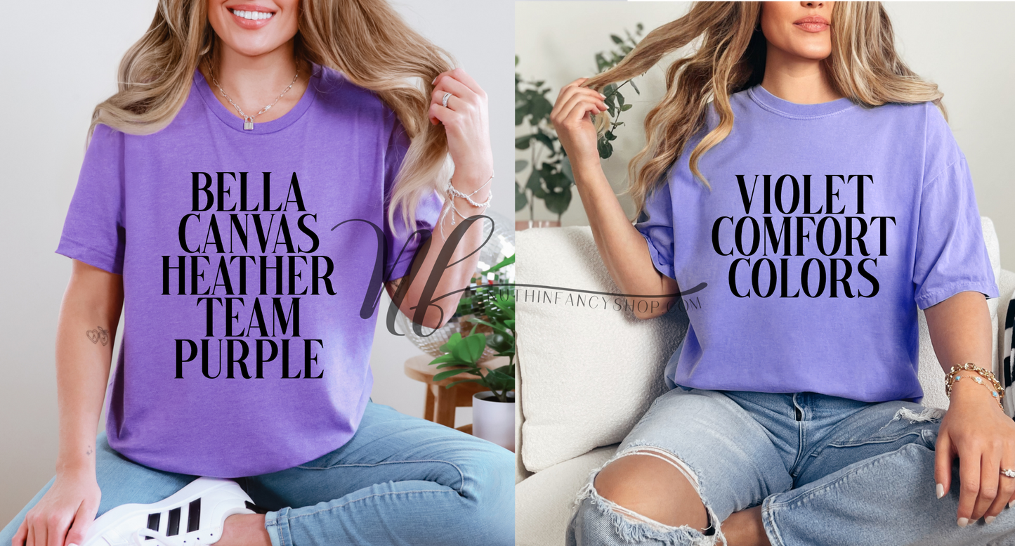 Showgirl on Purple