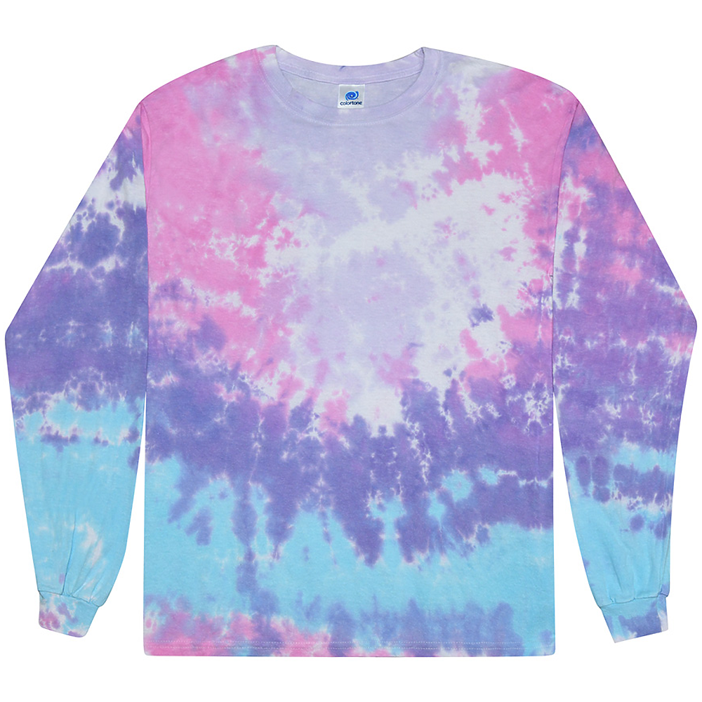 ADULT Tie Dye Long Sleeve Blank (MORE COLOR OPTIONS)