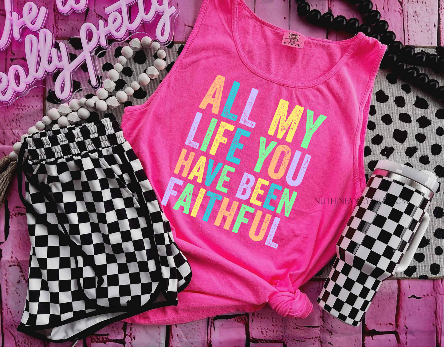 ALL MY LIFE YOU HAVE BEEN FAITHFUL Neon