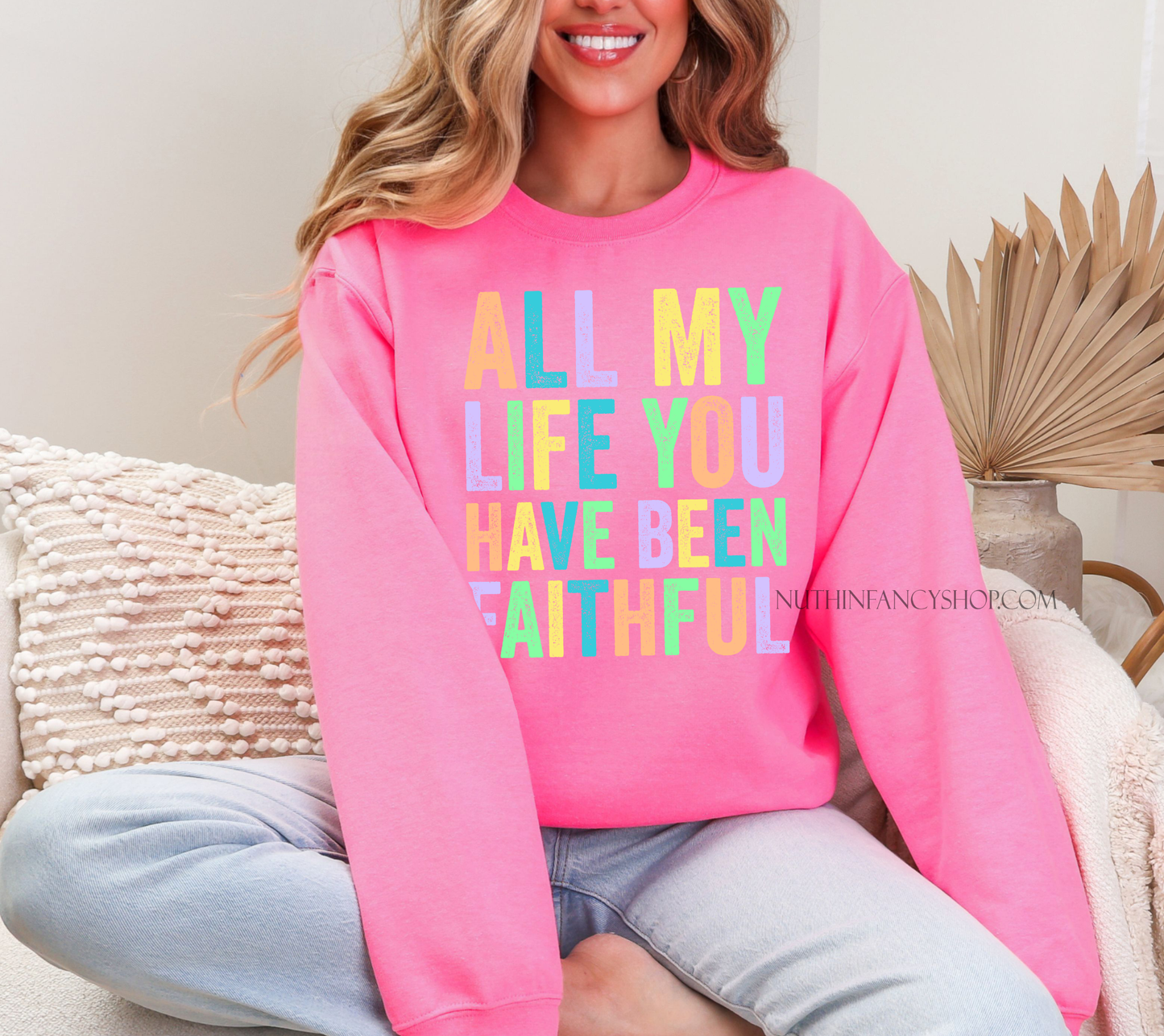 ALL MY LIFE YOU HAVE BEEN FAITHFUL Neon
