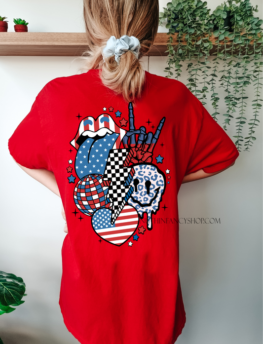 Retro Patriotic Collage