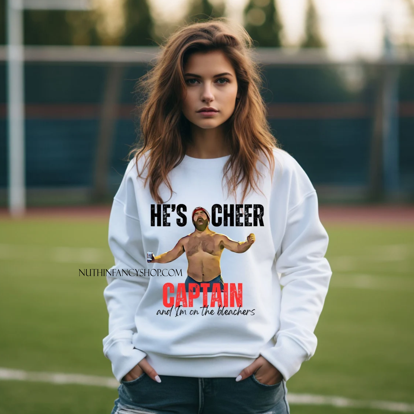 Cheer Captain White