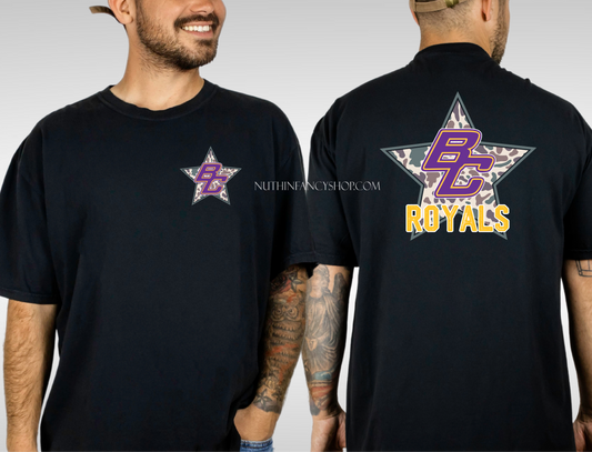Royals Camo Star on Black