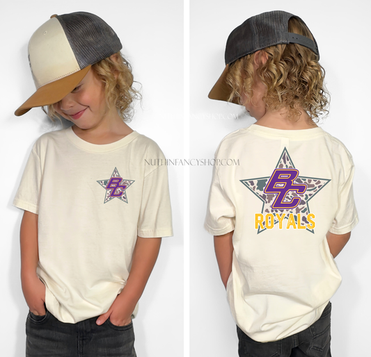 Royals Camo Star on Ivory