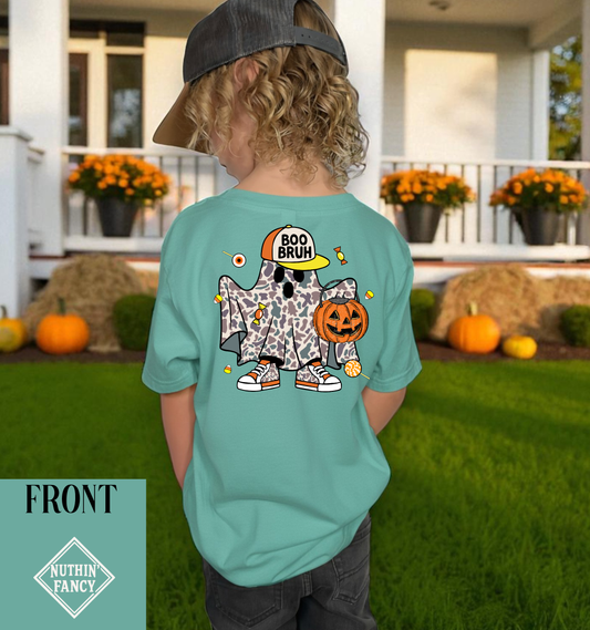 Boo Bruh Camo Ghost on Seafoam