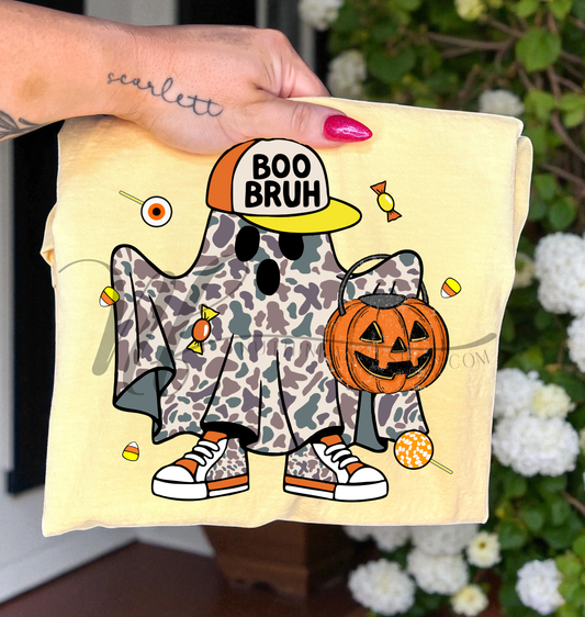 Boo Bruh Camo Ghost on Butter