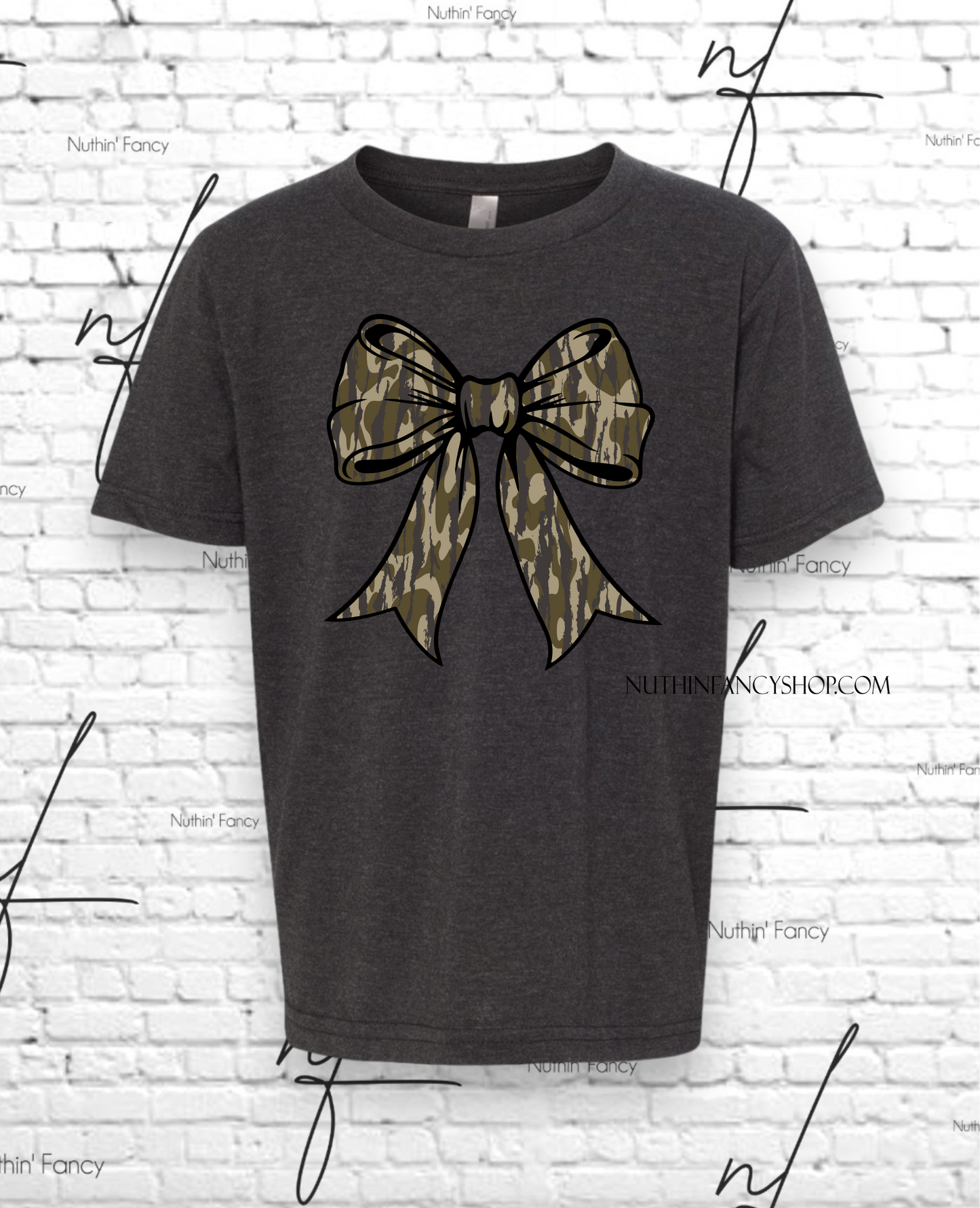 Bottomland Bow on Dark Grey
