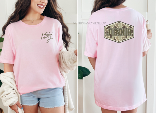 Camo Patch Junior on Pink