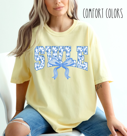 SWLE Preppy Floral on Yellow