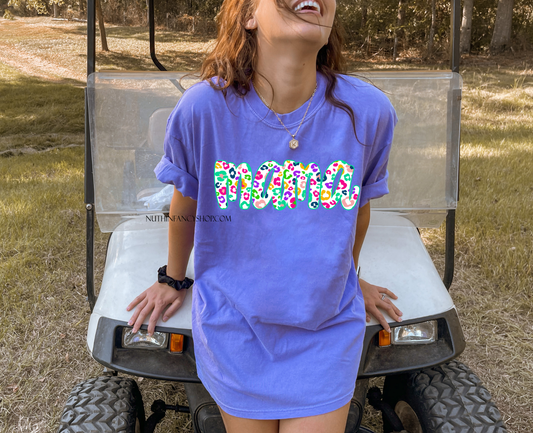 Colorful Leopard Mama