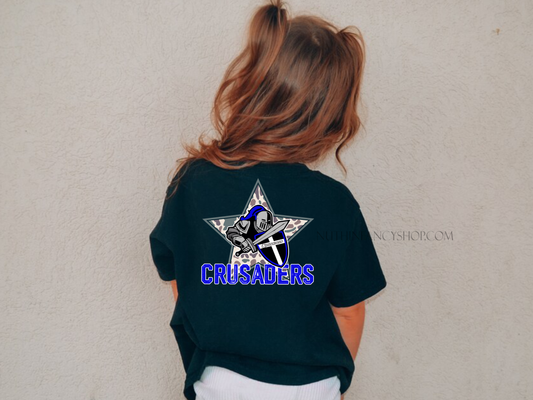 Crusaders Camo Star on Black