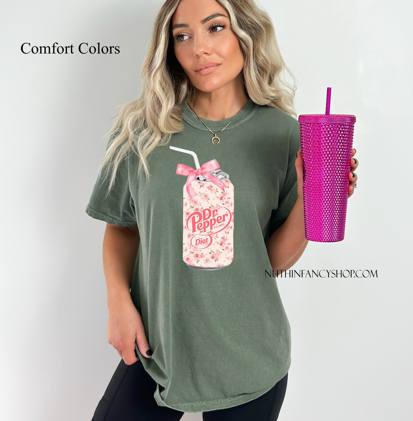 Floral DIET Dr Pepper Girly