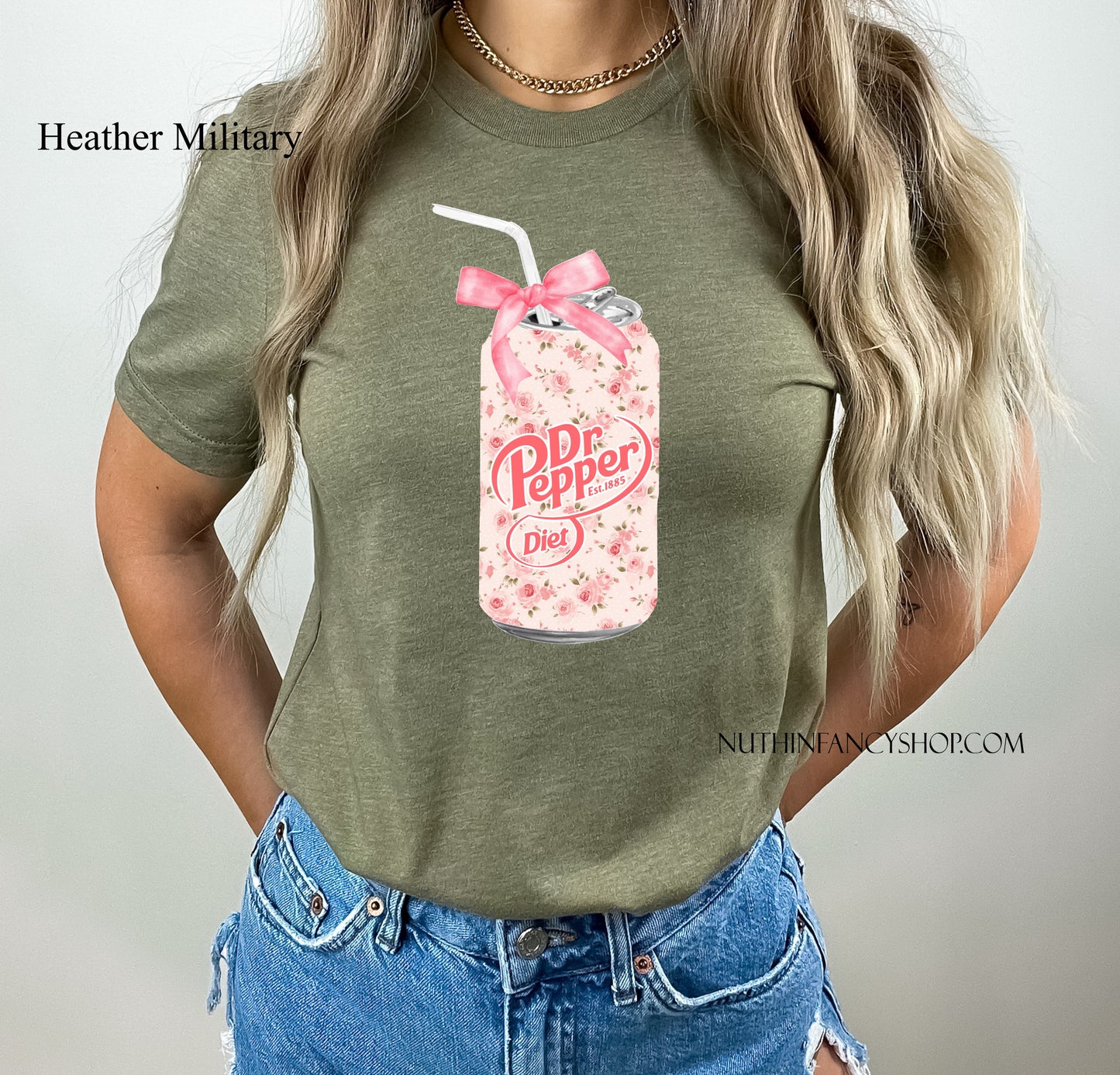 Floral DIET Dr Pepper Girly