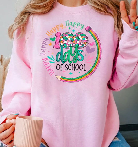 SHORT SLEEVE TEE 100 Days Disco Pencil