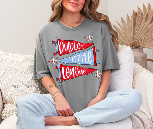 Baseball Dudley Little League Mascot Pennants