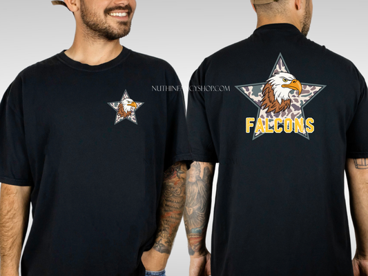 Falcons Camo Star on Black