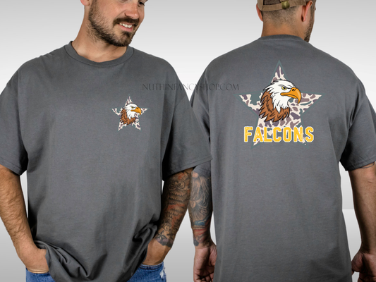 Falcons Camo Star on Grey