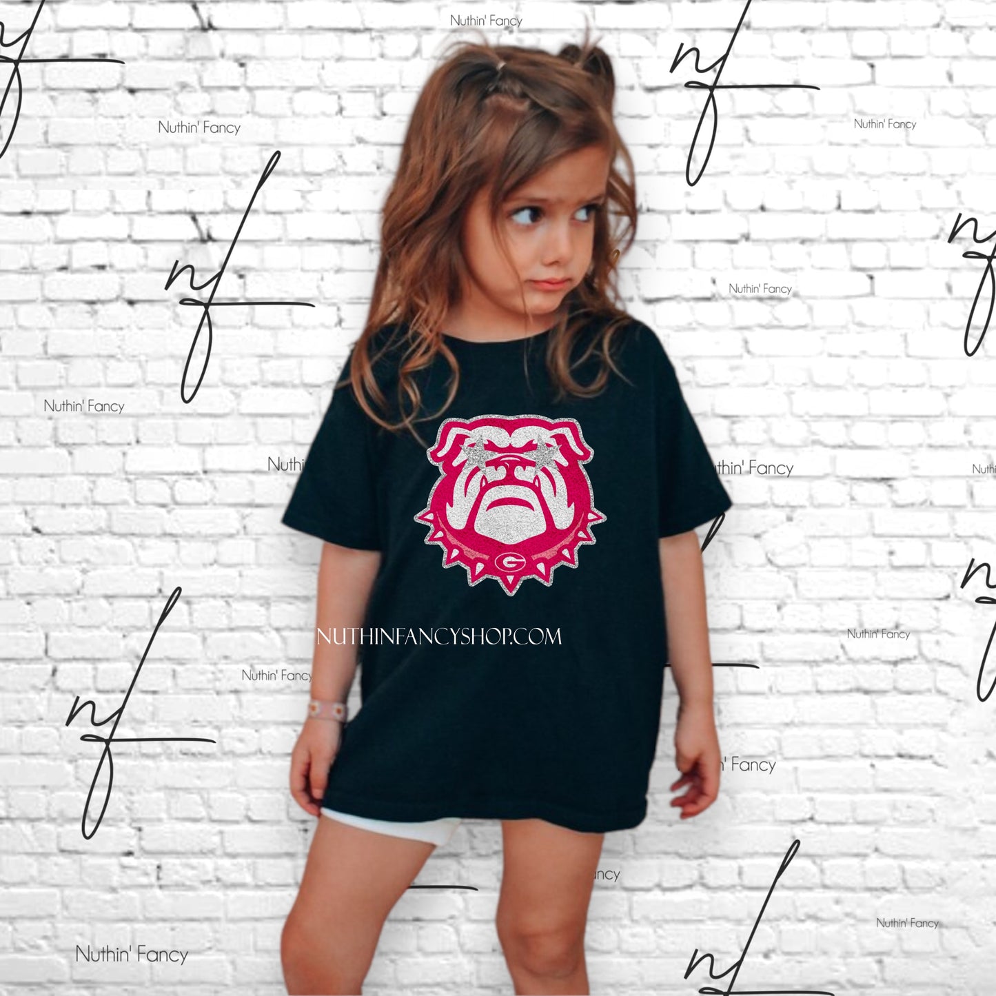 Modern Pink Preppy Team Faux Patch