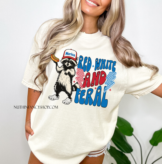 Red White and Feral, Front Only